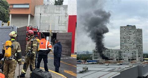 Incendio En La Alcaldía Azcapotzalco Reportan Personas Intoxicadas