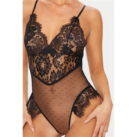 Ensemble Lingerie Femme Ootday Lc Noirdentelle Sexy Noir