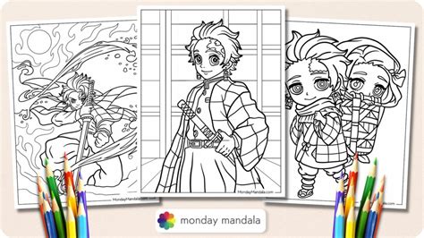 Tanjiro Coloring Pages Free Pdf Printables