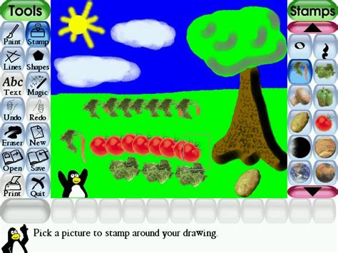 Tux Paint Kids Children Drawing Painting Software For Windows Download