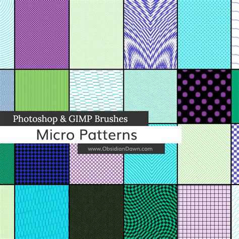 Micro Patterns Photoshop And GIMP Brushes By Redheadstock On DeviantArt