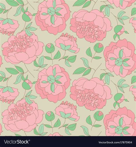 Elegant floral seamless pattern for wrapping paper