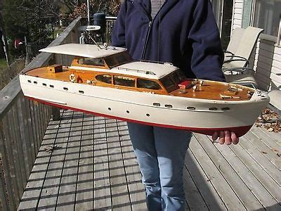 Vintage Chris Craft Ft Motor Yacht R C Sterling Model Boat Kit B