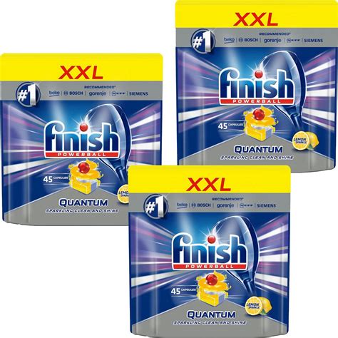 Finish Quantum Lemon Cytrynowe Tabletki Do Zmywarki Szt X Finish