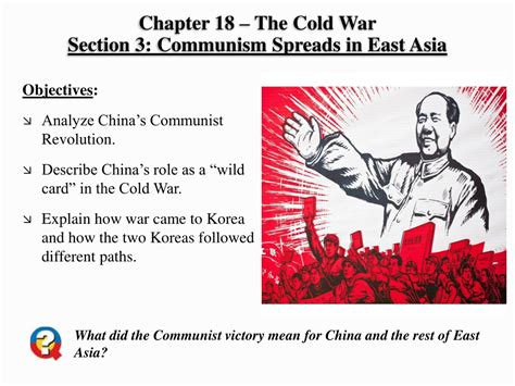 Ppt Chapter The Cold War Section Communism Spreads In East