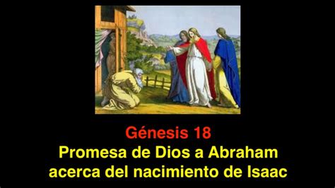 Génesis 18 Dios promete a Abraham un hijo Promesa del nacimiento de