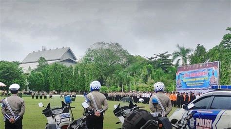 Gelar Pasukan Operasi Zebra Intan Kapolres Tabalong Sebut Utamakan