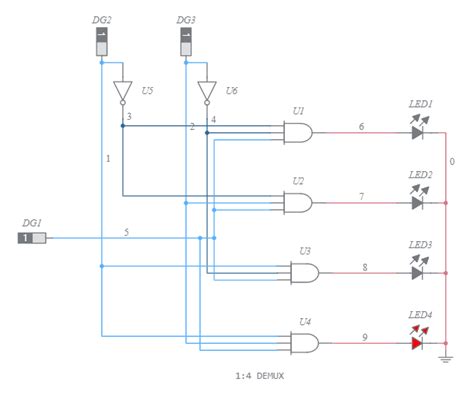 18 38984 3 Sanjid Islam 1x4 Demultiplexer Multisim Live