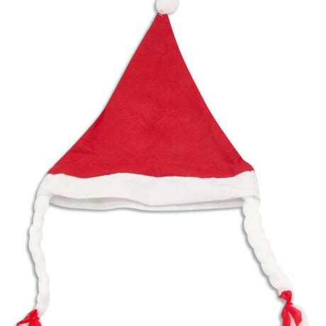 Gorro Papá Noel con trenzas Casa Jorge