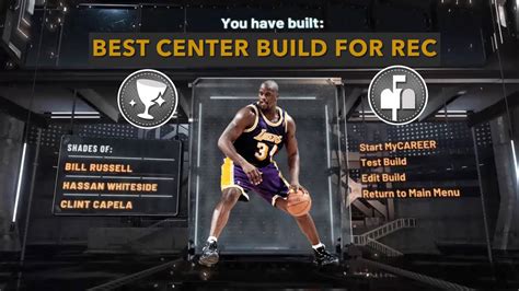 New Best Center Build For Rec In Nba K Current Gen Badges