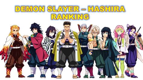 Demon Slayer Characters Hashira Names Best Games Walkthrough