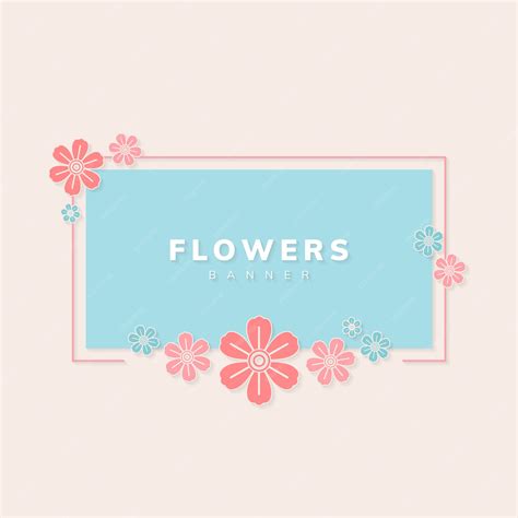 Free Vector | Floral banner vector