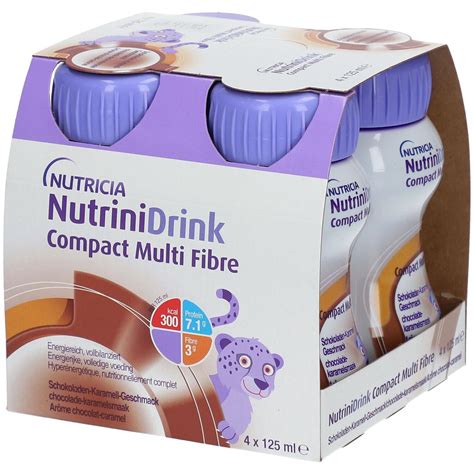 Nutricia Nutrinidrink Compact Multi Fibre Chocolat Caramel X Ml