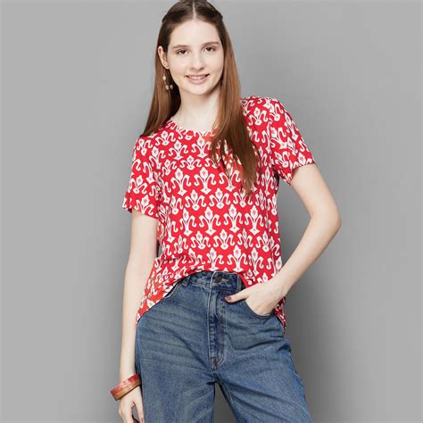 Buy Colour Me Women Motif Printed T Shirt From Colour Me At Just Inr 499 0