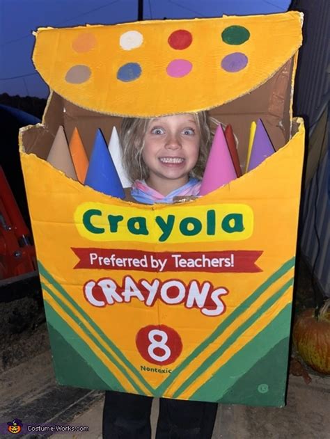 DIY Crayola Crayon Box Costume