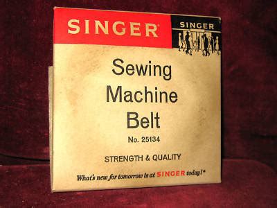 VINTAGE SINGER SEWING MACHINE BELT 25134 + ORIG PACKAGE | #119175402