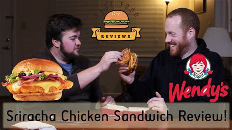 Wendy S Spicy Sriracha Chicken Sandwich Review Youtube