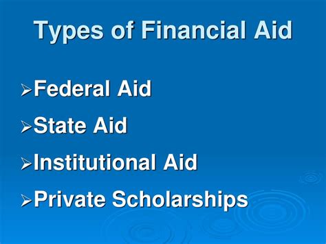 Applying For Financial Aid Ppt Download