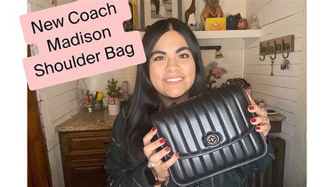 NEW Coach Madison Shoulder Bag And What Fits YouTube