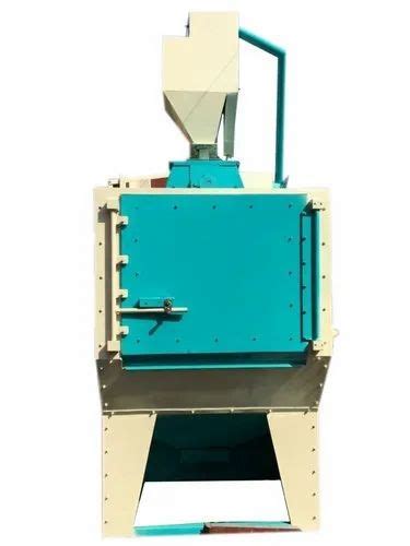 Color Coated Booth Type Automatic Tumblast Shot Blasting Machine For