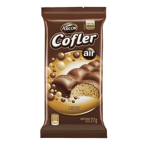 Chocolate Cofler Aireado Mixto Arcor En Casa