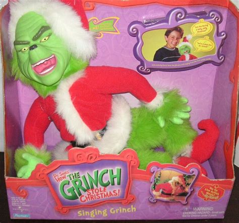 Dr Suess How The Grinch Stole Christmas Transforming Talking Plush Doll