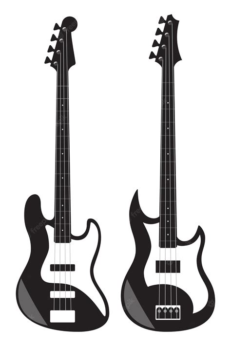 Bass Guitar Vector