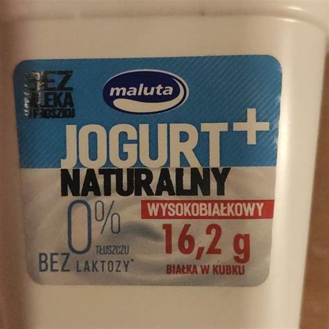 Maluta Jogurt Naturalny Wysokobia Kowy T Uszczu G Kalorie Kj