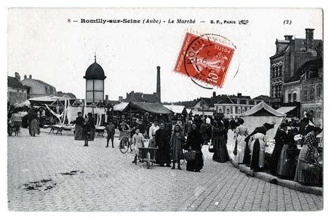 Romilly sur Seine Romilly sur Seine Aube Le Marché Carte