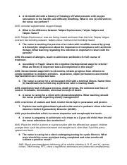 Remideation Peds Docx 1 A 10 Month Old With A History Of Tetralogy