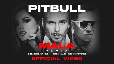 Pitbull Feat Becky G De La Ghetto Mala Remix Official Video