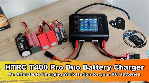 HTRC T400 Pro Duo Dual channel Smart Lipo battery charger - YouTube
