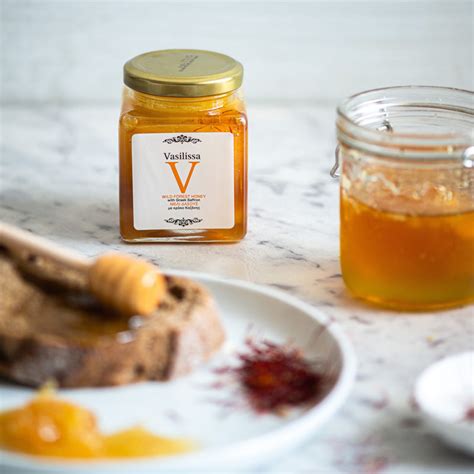 Raw Organic Honey – Vasilissa Wild Forest Raw Honey With Red Saffron – Grecian Purveyor