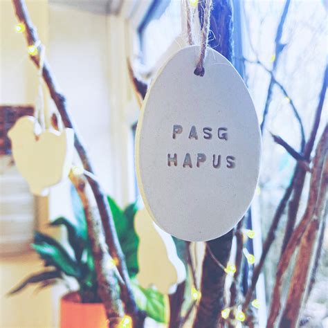 Pasg Hapus Clay Egg Imprinted With Pasg Hapus Etsy