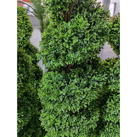 Artificial Topiary Outdoor Boxwood Spiral Indoor Topiary Tree 5ft Faux