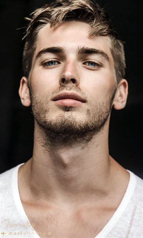 Pin By M A S K U L I N On About Face Blonde Guys Beautiful Men Faces