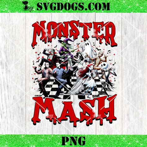 Monster Mash Halloween Png