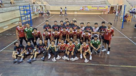 Tim Volly Desa Punggul Meraih Kemenangan Dalam Pertandingan Pertama Di