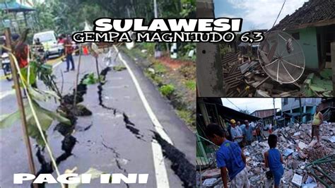 Gempa Magnitudo Guncang Gorontalo Sulawesi Hari Ini Youtube