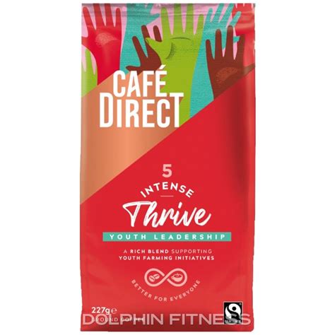 Cafe Direct Intense Roast Strength 5 Fairtrade Ground Coffee 1 X 227g