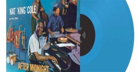 Nat King Cole After Midnight Caz Mavi Renkli Plak LP