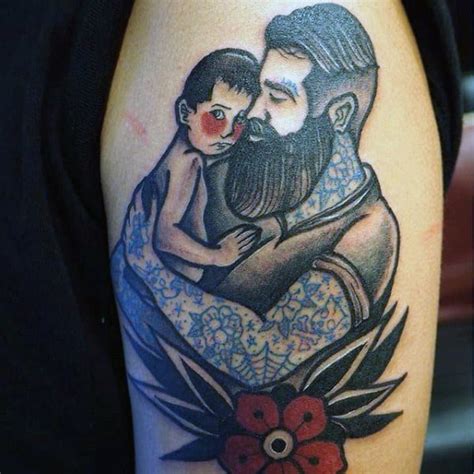 Top 50 Most Powerful Father Son Tattoos [2020 Inspiration Guide]