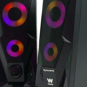 Woxter Big Bass 80 FX Altavoces estéreo 2 0 Elegantes con Leds