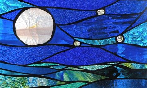 194 Best Celestial And Space Stained Glass Images On Pinterest