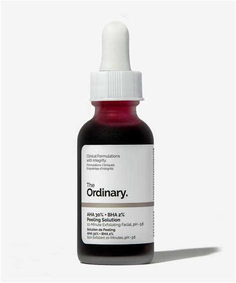 The Ordinary AHA 30% + BHA 2% Peeling Solution - at BEAUTY BAY