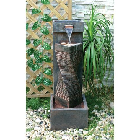 Spiral Outdoor Fountain With Images Outdoor Fountain Fountains