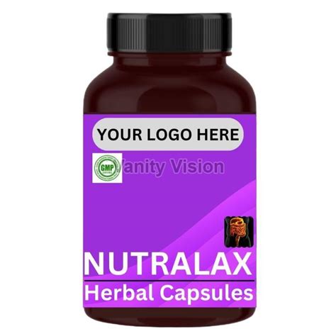 Vanity Vision Nutralax Herbal Capsules Packaging Type Plastic Bottle