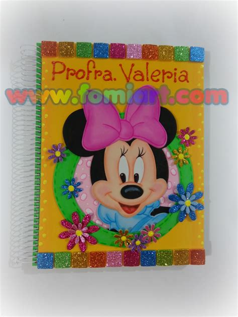 Libreta Decorada Minnie Mouse Tama O Profesional