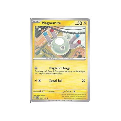 Pokemon Trading Card Game Magnemite Common Card Sv