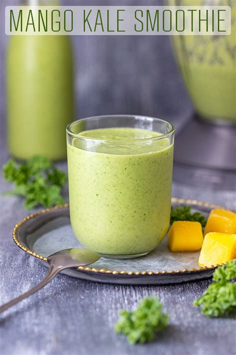 Mango Kale Smoothie Recipe Happy Foods Tube